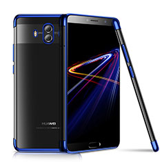 Coque Ultra Fine TPU Souple Housse Etui Transparente H02 pour Huawei Mate 10 Bleu