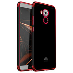 Coque Ultra Fine TPU Souple Housse Etui Transparente H02 pour Huawei Mate 8 Rouge