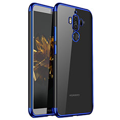 Coque Ultra Fine TPU Souple Housse Etui Transparente H02 pour Huawei Mate 9 Bleu