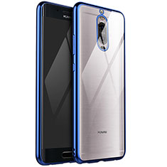 Coque Ultra Fine TPU Souple Housse Etui Transparente H02 pour Huawei Mate 9 Pro Bleu