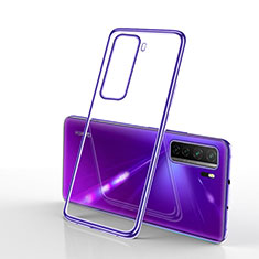 Coque Ultra Fine TPU Souple Housse Etui Transparente H02 pour Huawei Nova 7 SE 5G Violet