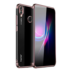 Coque Ultra Fine TPU Souple Housse Etui Transparente H02 pour Huawei P Smart (2019) Or Rose