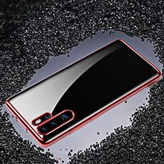Coque Ultra Fine TPU Souple Housse Etui Transparente H02 pour Huawei P30 Pro New Edition Rouge