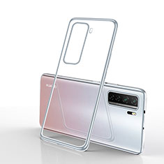 Coque Ultra Fine TPU Souple Housse Etui Transparente H02 pour Huawei P40 Lite 5G Argent