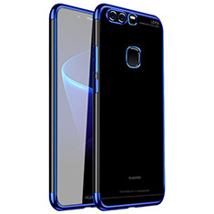 Coque Ultra Fine TPU Souple Housse Etui Transparente H02 pour Huawei P9 Bleu