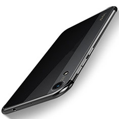 Coque Ultra Fine TPU Souple Housse Etui Transparente H02 pour Huawei Y6s Noir
