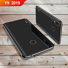 Coque Ultra Fine TPU Souple Housse Etui Transparente H02 pour Huawei Y9 (2019) Noir