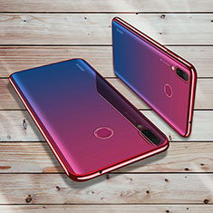 Coque Ultra Fine TPU Souple Housse Etui Transparente H02 pour Huawei Y9 (2019) Rouge