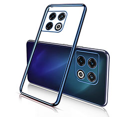 Coque Ultra Fine TPU Souple Housse Etui Transparente H02 pour OnePlus 10 Pro 5G Bleu