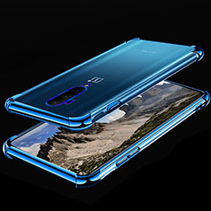 Coque Ultra Fine TPU Souple Housse Etui Transparente H02 pour OnePlus 7T Pro 5G Bleu