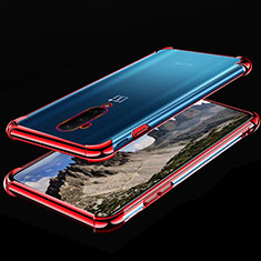 Coque Ultra Fine TPU Souple Housse Etui Transparente H02 pour OnePlus 7T Pro 5G Rouge