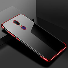 Coque Ultra Fine TPU Souple Housse Etui Transparente H02 pour Oppo A9X Rouge