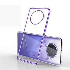 Coque Ultra Fine TPU Souple Housse Etui Transparente H02 pour Oppo Ace2 Violet