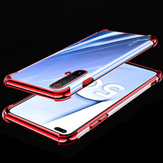 Coque Ultra Fine TPU Souple Housse Etui Transparente H02 pour Realme X3 SuperZoom Rouge