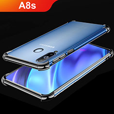 Coque Ultra Fine TPU Souple Housse Etui Transparente H02 pour Samsung Galaxy A8s SM-G8870 Noir