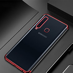 Coque Ultra Fine TPU Souple Housse Etui Transparente H02 pour Samsung Galaxy A9s Rouge