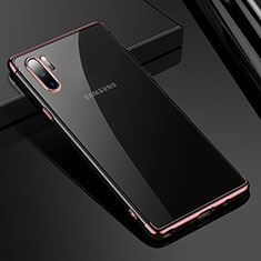 Coque Ultra Fine TPU Souple Housse Etui Transparente H02 pour Samsung Galaxy Note 10 Plus Or Rose