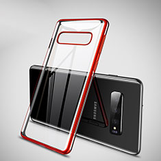 Coque Ultra Fine TPU Souple Housse Etui Transparente H02 pour Samsung Galaxy S10 5G Rouge