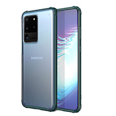 Coque Ultra Fine TPU Souple Housse Etui Transparente H02 pour Samsung Galaxy S20 Ultra Vert