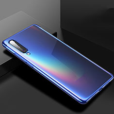 Coque Ultra Fine TPU Souple Housse Etui Transparente H02 pour Xiaomi CC9e Bleu