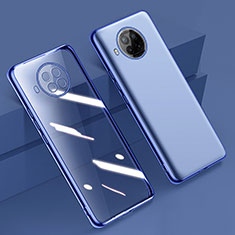 Coque Ultra Fine TPU Souple Housse Etui Transparente H02 pour Xiaomi Mi 10i 5G Bleu