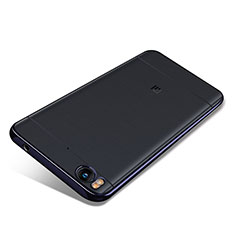 Coque Ultra Fine TPU Souple Housse Etui Transparente H02 pour Xiaomi Mi 5S 4G Bleu