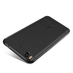 Coque Ultra Fine TPU Souple Housse Etui Transparente H02 pour Xiaomi Mi 5S 4G Noir