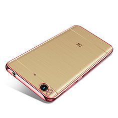 Coque Ultra Fine TPU Souple Housse Etui Transparente H02 pour Xiaomi Mi 5S Or Rose