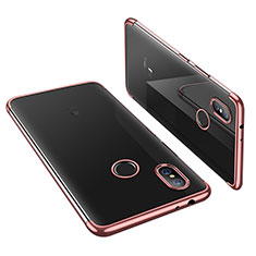 Coque Ultra Fine TPU Souple Housse Etui Transparente H02 pour Xiaomi Mi 6X Or Rose