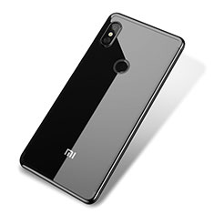 Coque Ultra Fine TPU Souple Housse Etui Transparente H02 pour Xiaomi Mi 8 Noir