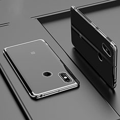 Coque Ultra Fine TPU Souple Housse Etui Transparente H02 pour Xiaomi Mi Max 3 Noir