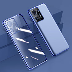 Coque Ultra Fine TPU Souple Housse Etui Transparente H02 pour Xiaomi Mi Mix 4 5G Bleu