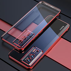 Coque Ultra Fine TPU Souple Housse Etui Transparente H02 pour Xiaomi Poco F5 Pro 5G Rouge