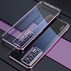 Coque Ultra Fine TPU Souple Housse Etui Transparente H02 pour Xiaomi Poco F5 Pro 5G Violet