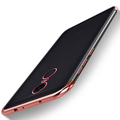 Coque Ultra Fine TPU Souple Housse Etui Transparente H02 pour Xiaomi Redmi 5 Plus Or Rose