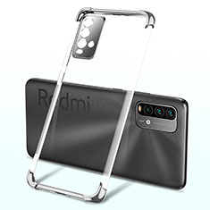 Coque Ultra Fine TPU Souple Housse Etui Transparente H02 pour Xiaomi Redmi 9T 4G Argent
