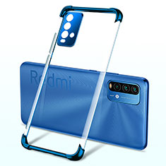 Coque Ultra Fine TPU Souple Housse Etui Transparente H02 pour Xiaomi Redmi 9T 4G Bleu