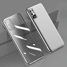 Coque Ultra Fine TPU Souple Housse Etui Transparente H02 pour Xiaomi Redmi Note 10 5G Argent