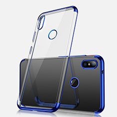 Coque Ultra Fine TPU Souple Housse Etui Transparente H02 pour Xiaomi Redmi Note 5 Pro Bleu