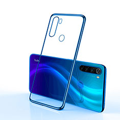 Coque Ultra Fine TPU Souple Housse Etui Transparente H02 pour Xiaomi Redmi Note 8 (2021) Bleu