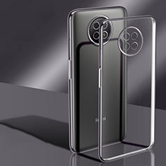 Coque Ultra Fine TPU Souple Housse Etui Transparente H02 pour Xiaomi Redmi Note 9T 5G Noir