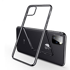 Coque Ultra Fine TPU Souple Housse Etui Transparente H03 pour Apple iPhone 11 Pro Noir