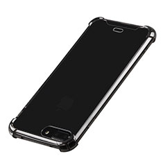 Coque Ultra Fine TPU Souple Housse Etui Transparente H03 pour Apple iPhone 7 Plus Noir
