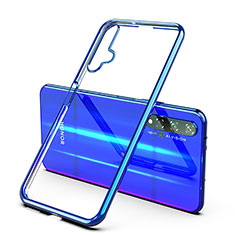 Coque Ultra Fine TPU Souple Housse Etui Transparente H03 pour Huawei Honor 20S Bleu