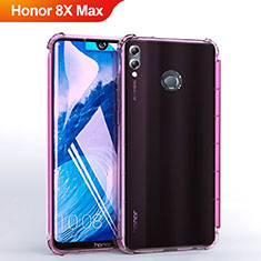 Coque Ultra Fine TPU Souple Housse Etui Transparente H03 pour Huawei Honor 8X Max Rose