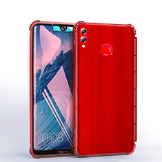 Coque Ultra Fine TPU Souple Housse Etui Transparente H03 pour Huawei Honor 8X Max Rouge