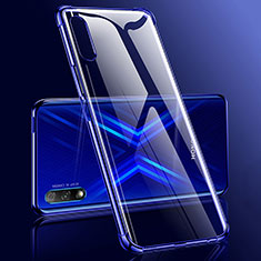 Coque Ultra Fine TPU Souple Housse Etui Transparente H03 pour Huawei Honor 9X Bleu
