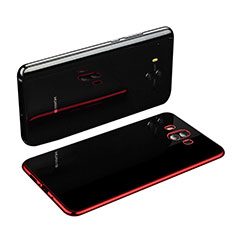 Coque Ultra Fine TPU Souple Housse Etui Transparente H03 pour Huawei Mate 10 Rouge