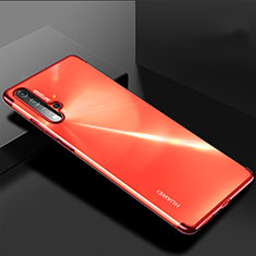 Coque Ultra Fine TPU Souple Housse Etui Transparente H03 pour Huawei Nova 5 Pro Rouge