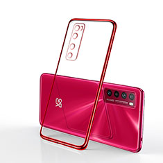 Coque Ultra Fine TPU Souple Housse Etui Transparente H03 pour Huawei Nova 7 5G Rouge